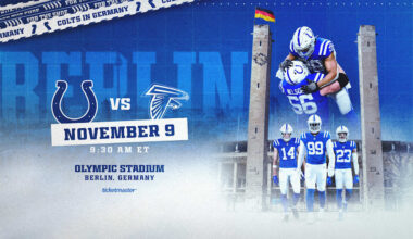 Colts to host Atlanta Falcons at Berlin's Olympic Stadium in Week 10 of 2025 NFL season