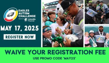 Eagles Autism Foundation launches 'The Final Countdown to EAC Matching Gift'