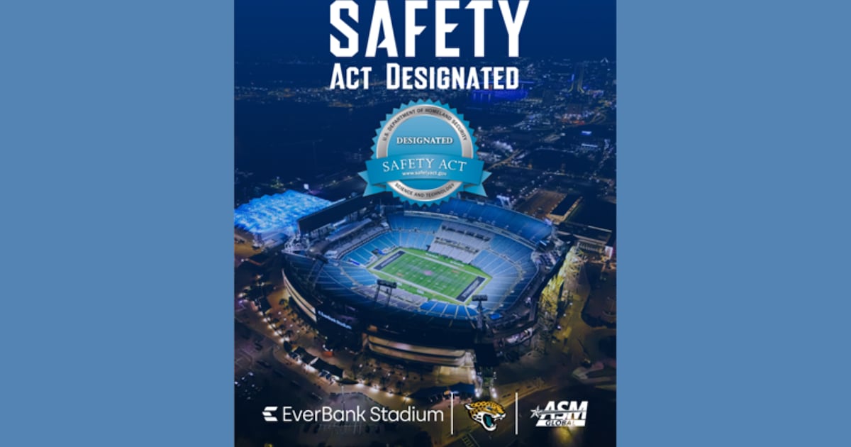 Jacksonville Jaguars’ stadium, EverBank Stadium, awarded for high standards of safety – Action News Jax