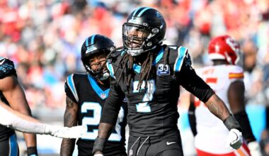 Panthers release veteran edge rusher Jadeveon Clowney, rule out Jonathan Brooks for the season – WSOC TV