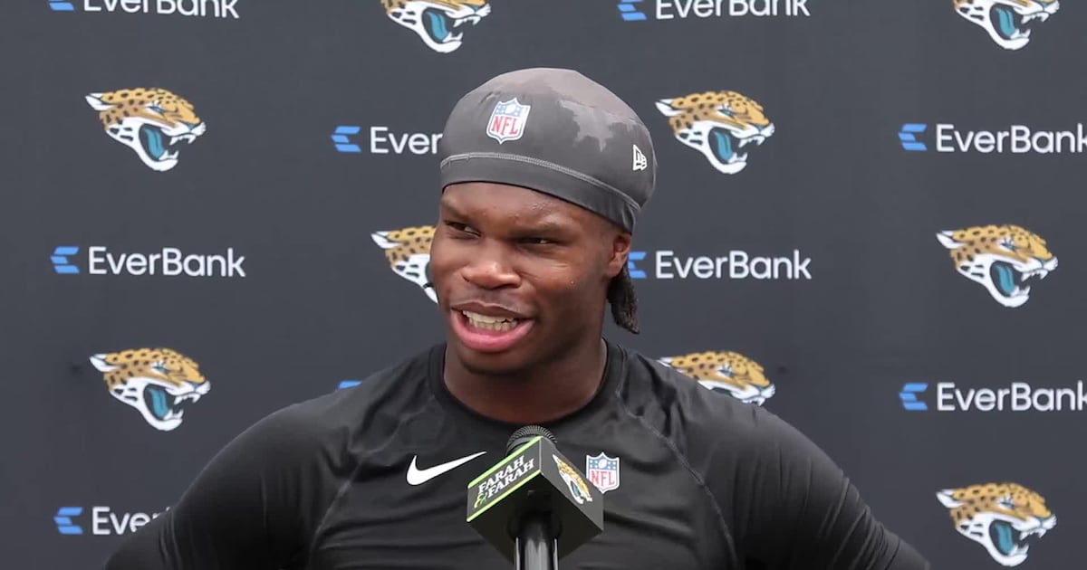 Nearly 2,000 Jaguars fans gather to watch Travis Hunter at Rookie Minicamp – Action News Jax
