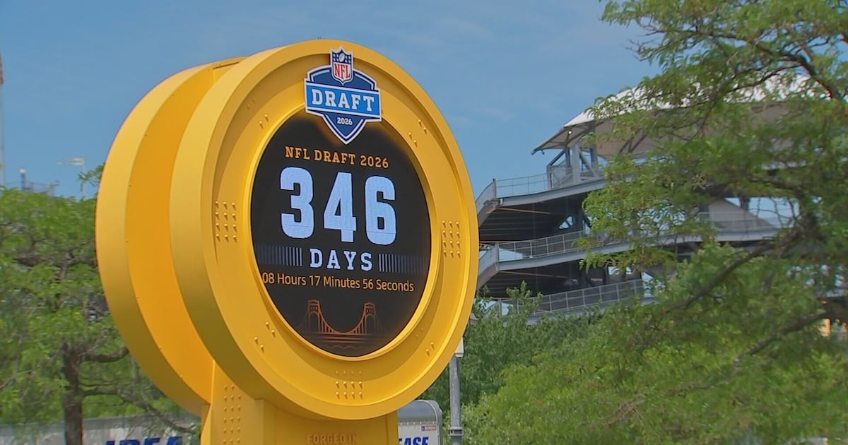 City of Pittsburgh works to complete projects as NFL Draft countdown clock is unveiled