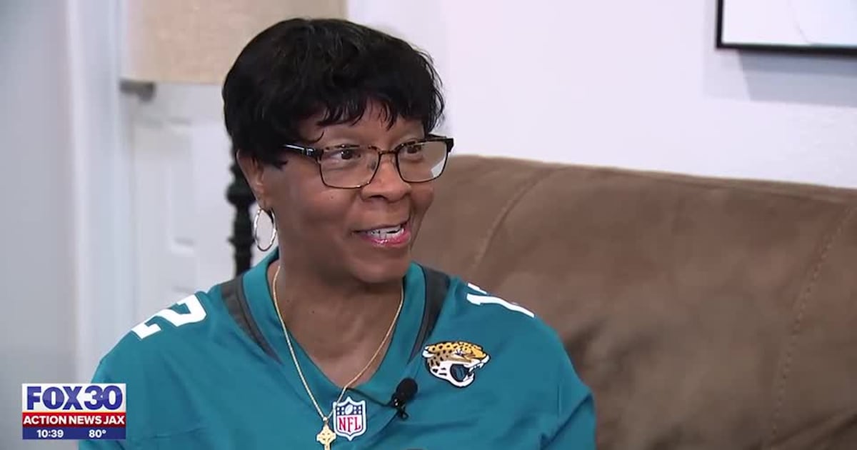 Chance meeting with Travis Hunter creates Jags' super fan - Action News Jax