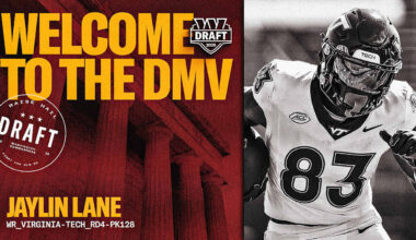 Commanders draft WR Jaylin Lane with 128th overall pick