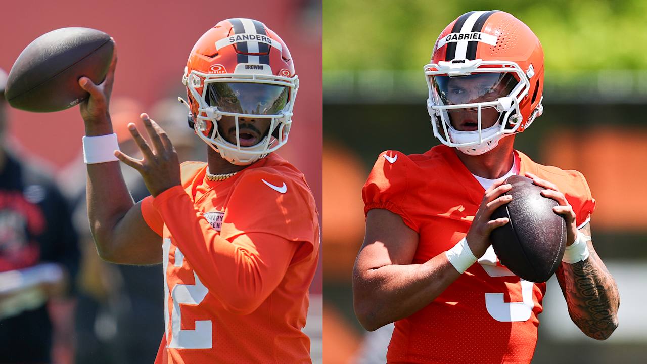 Shedeur Sanders, fellow Browns rookie QB Dillon Gabriel making most of unexpected situation: 'We're truly cool' 