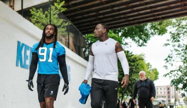 Panthers' pass rusher seating chart paying dividends for two rookies 