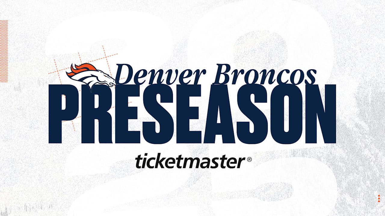 Broncos announce 2025 preseason schedule