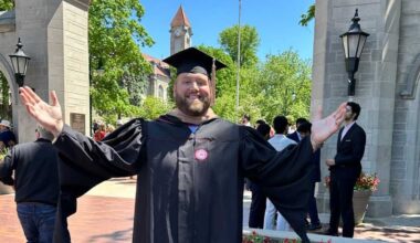 Former Saints offensive lineman and WDSU analyst James Hurst graduates with Masters in Business