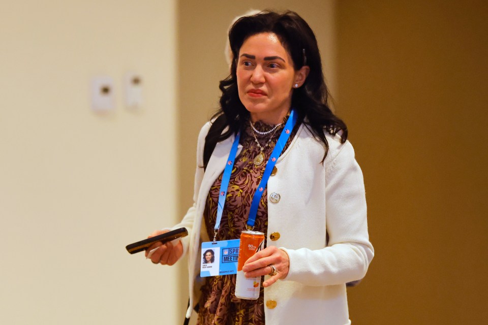 Carlie Irsay-Gordon, Indianapolis Colts vice chair, at an NFL owners meeting.