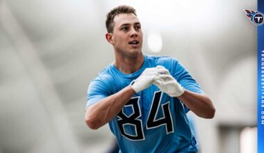 Titans Rookie TE Gunnar Helm Asking Questions, Learning From Veterans, at Start of His NFL Career