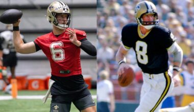 Rookie Tyler Shough aiming for history by winning Saints QB competition