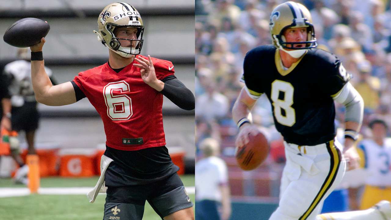 Rookie Tyler Shough aiming for history by winning Saints QB competition