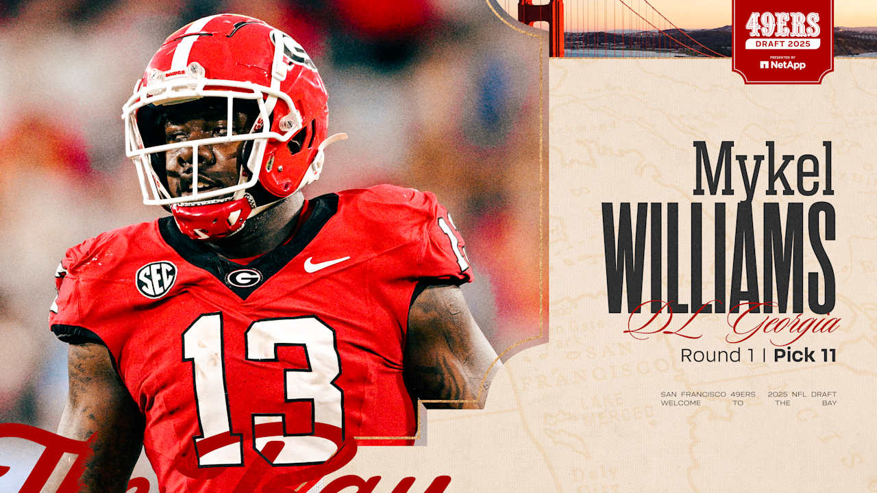 49ers Select DL Mykel Williams with the No. 11 Pick in the 2025 NFL Draft