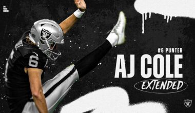 Raiders sign P AJ Cole to multi-year extension