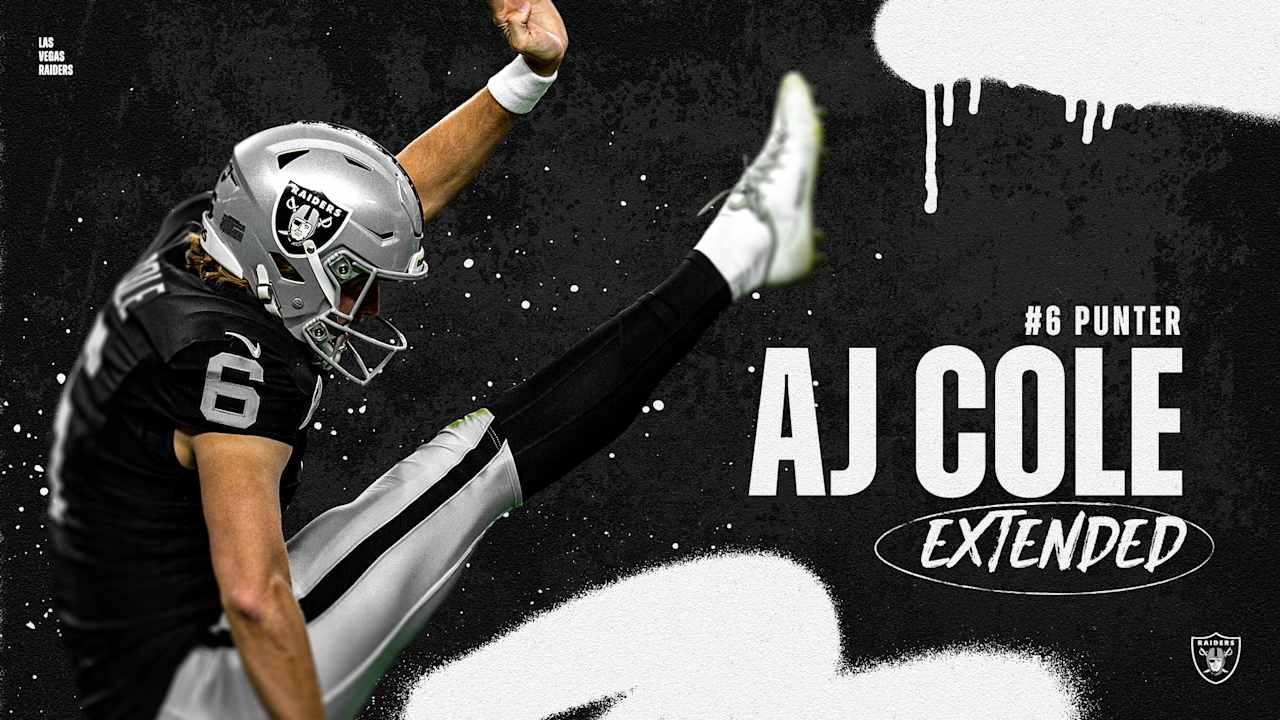 Raiders sign P AJ Cole to multi-year extension