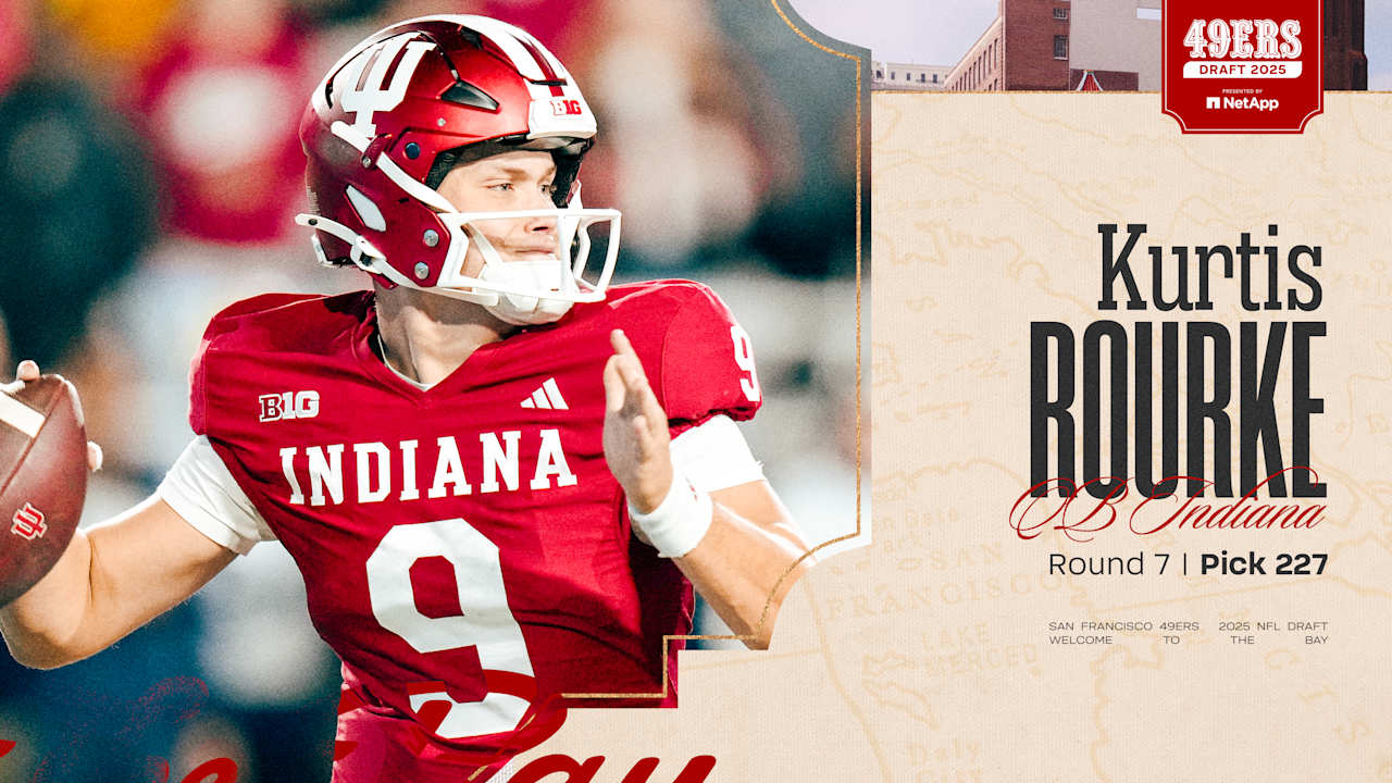 49ers Select QB Kurtis Rourke with the No. 227 Pick in the 2025 NFL Draft