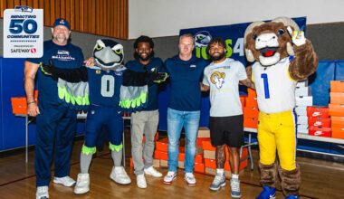 Seahawks Team Up With L.A. Rams To Support Families Impacted By The Eaton Fire
