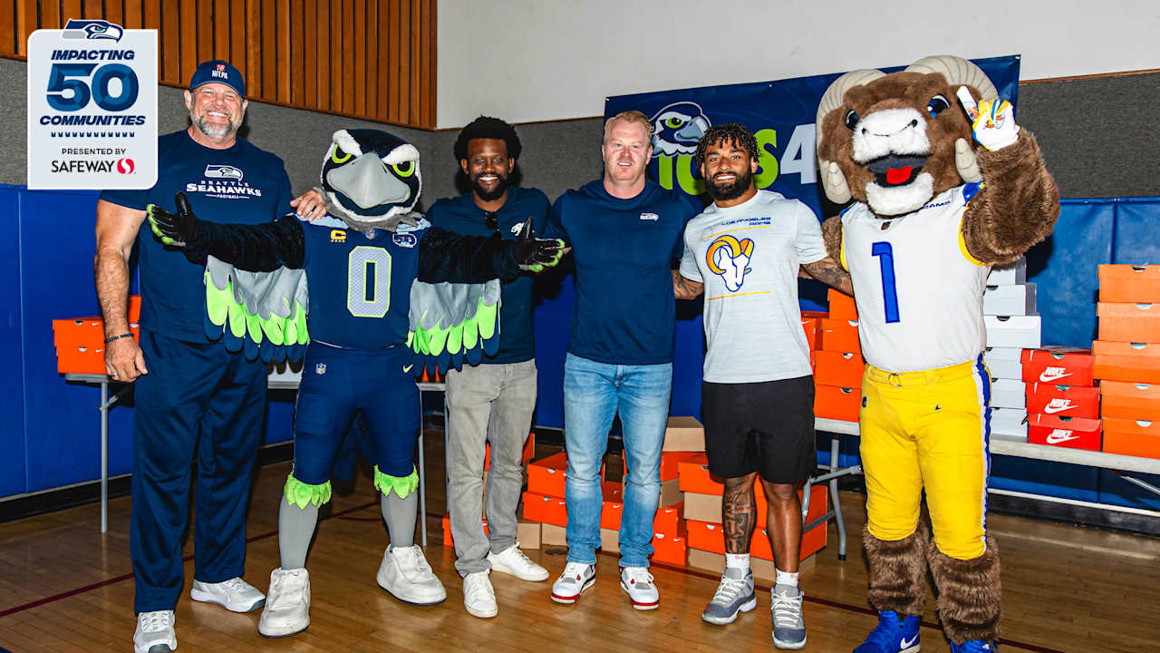 Seahawks Team Up With L.A. Rams To Support Families Impacted By The Eaton Fire