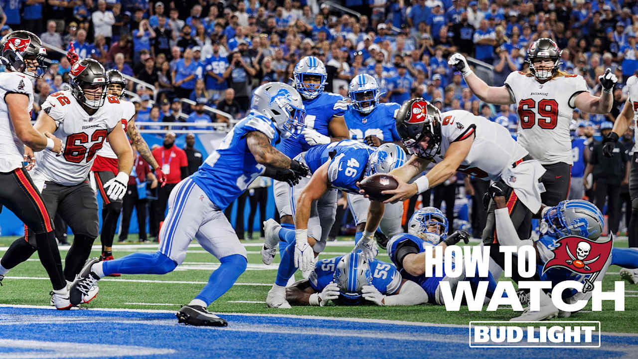 How to Watch, Stream, Listen Buccaneers at Lions