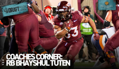 Virginia Tech’s Running Backs Coach Loves the Fit of Bhayshul Tuten Landing in Jacksonville