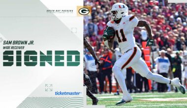 Packers sign WR Sam Brown Jr. 