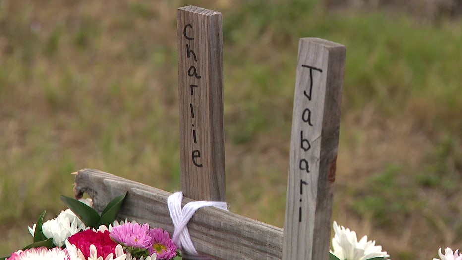 A memorial has been set up remembering two children killed in a crash in Largo.