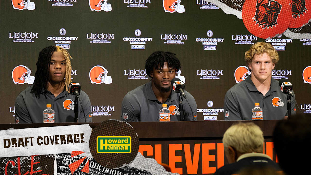 Browns Day 2 Draft Picks ‘looking forward to getting back to football’ now that NFL dreams realized