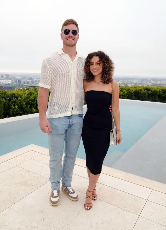 Will Levis and Gia Duddy at an event.
