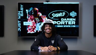 Raiders sign third-round pick CB Darien Porter