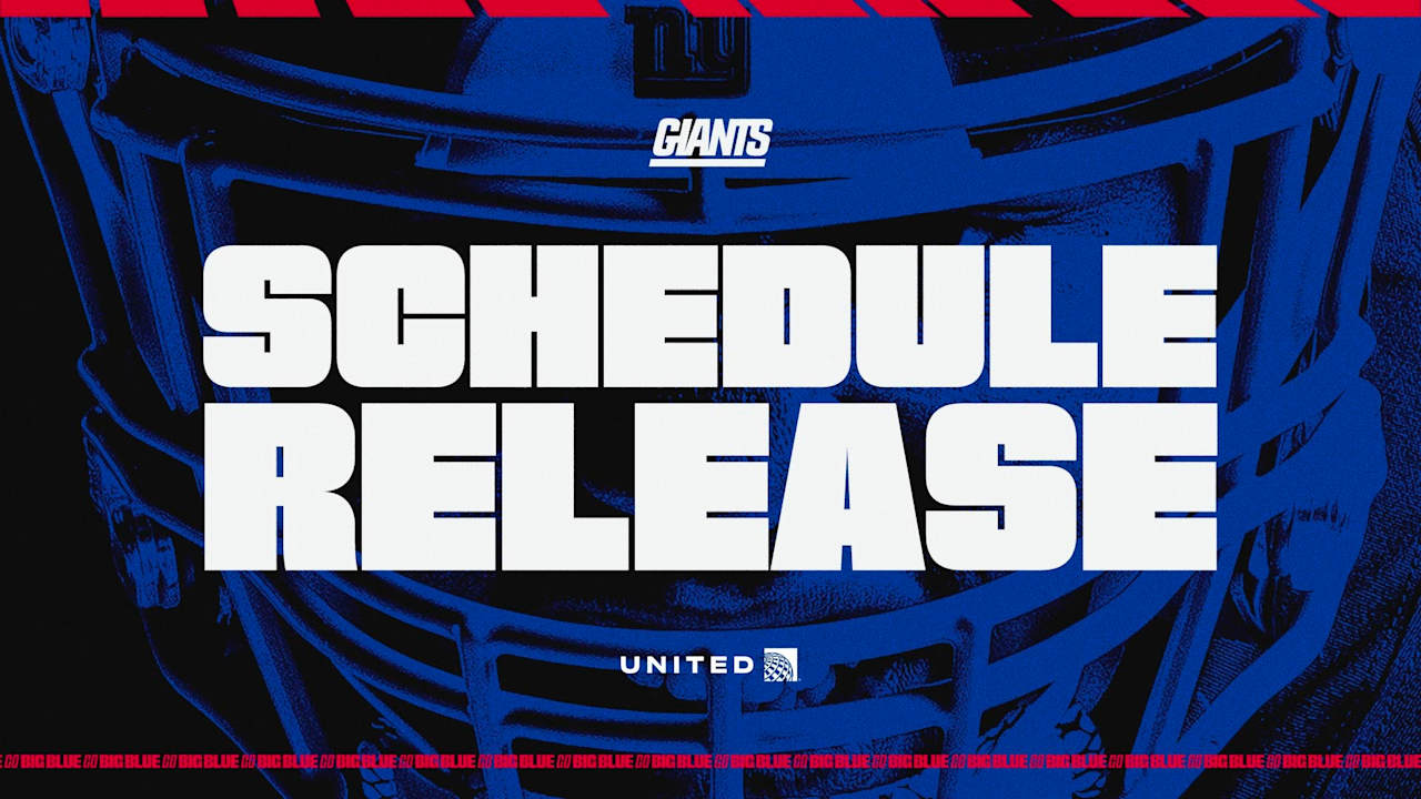 New York Giants release official 2025 schedule