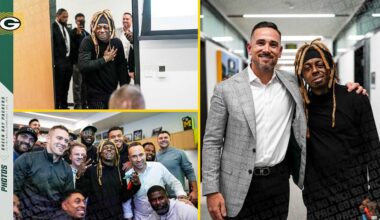 Photos: Lil Wayne visits Packers at Lambeau Field - Green Bay Packers