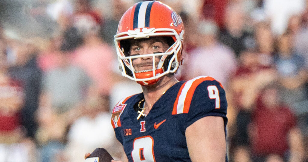 Illinois QB Luke Altmyer