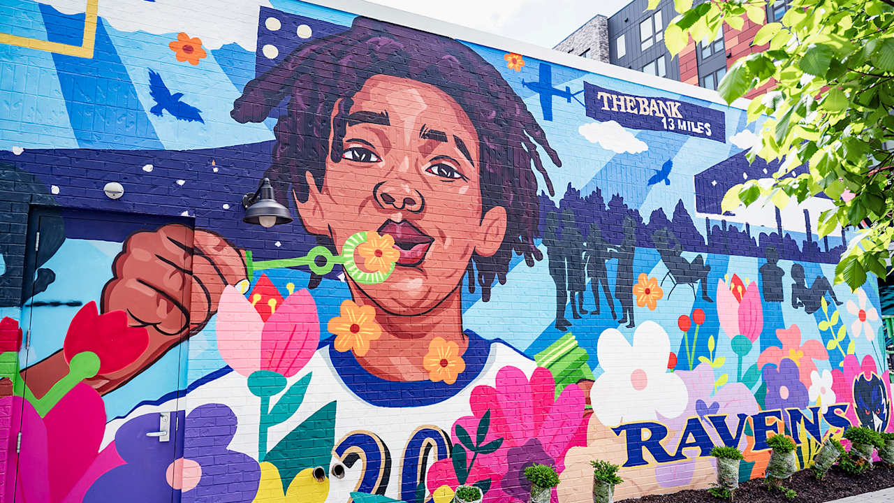 Ravens' 'Paint the State Purple' Mural Program Expands to Howard County