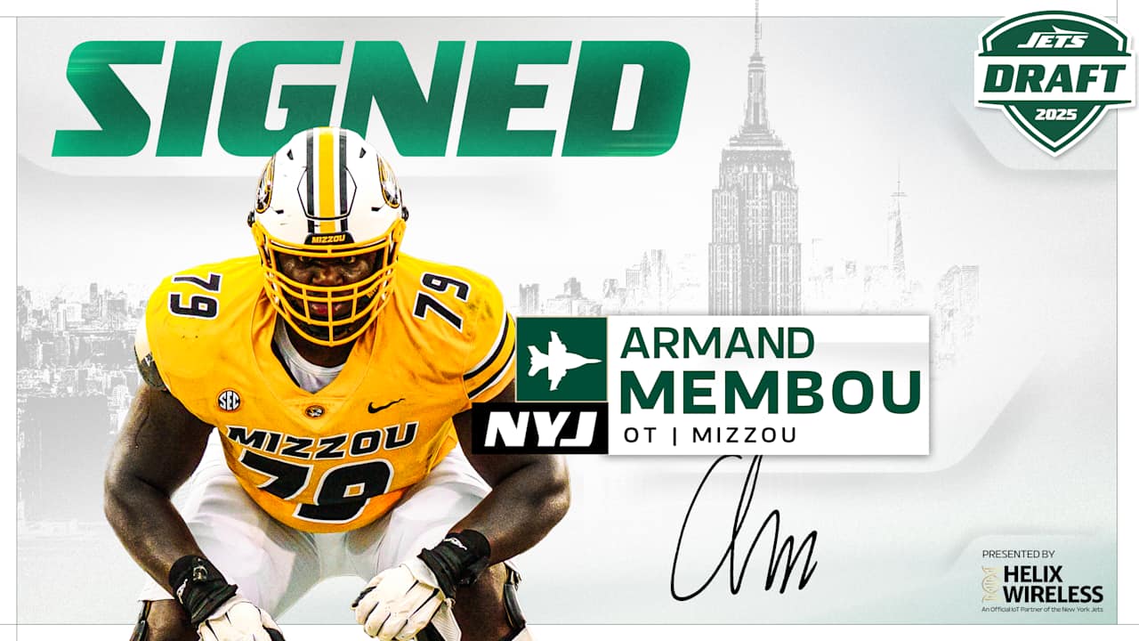 Jets Sign Missouri OT Armand Membou to Rookie Contract
