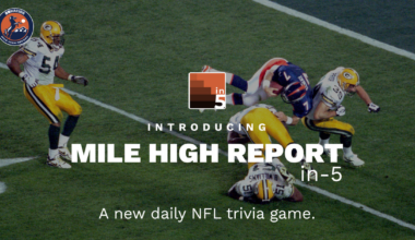 Your daily Broncos trivia game, Sunday edition