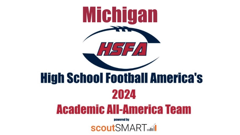 2024 High School Football America Michigan Academic All-Americans