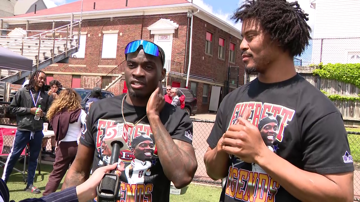 NFL stars, Everett alums host free football camp for local kids