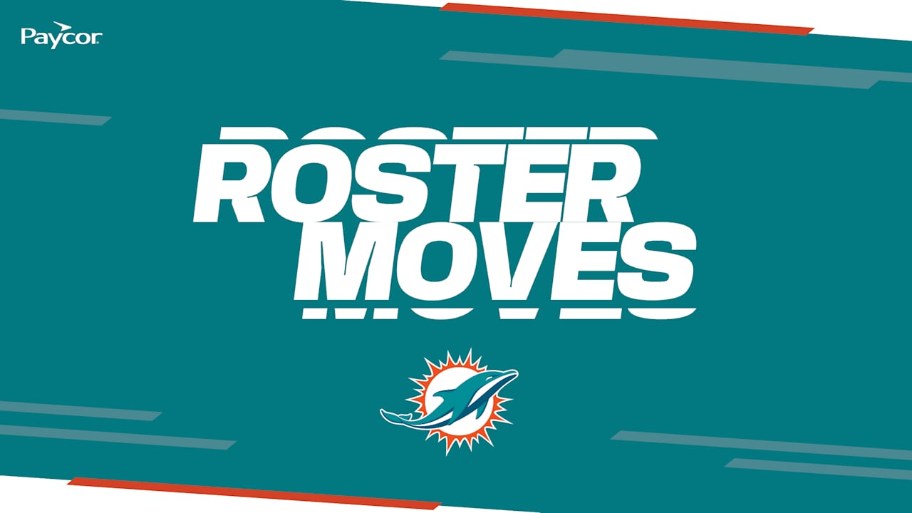 Miami Dolphins make roster moves