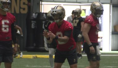 Saints finish up first week of OTAs