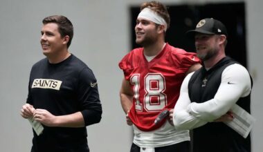 New Orleans Saints Executive VP/General Manager Mickey Loomis believes team has veteran presence for young QB room
