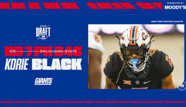 CB Korie Black, Oklahoma State, Round 7, Pick 246