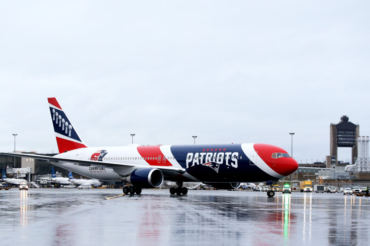 New England Patriots Plane Used To Bring Medical Supplies