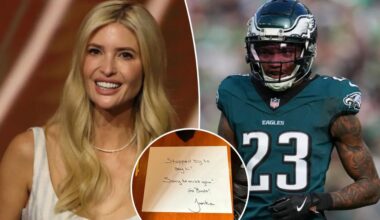 Ivanka Trump visits Philadelphia Eagles' locker room looking for Eli Ricks who called her beautiful
