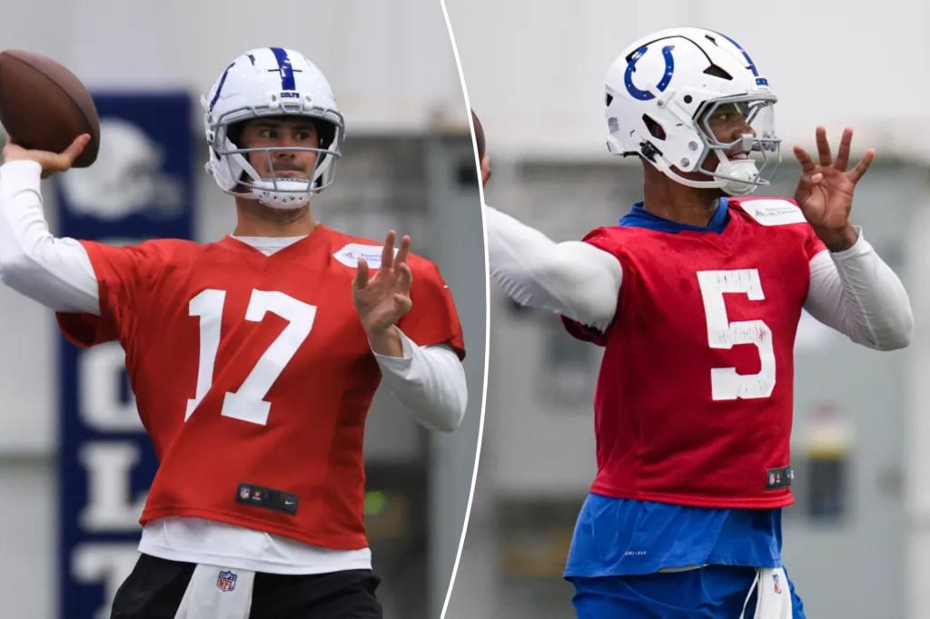 Daniel Jones off to strong start in Anthony Richardson QB battle