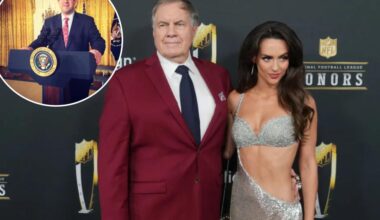 Bill Belichick appeared at NYU panel without Jordon Hudson