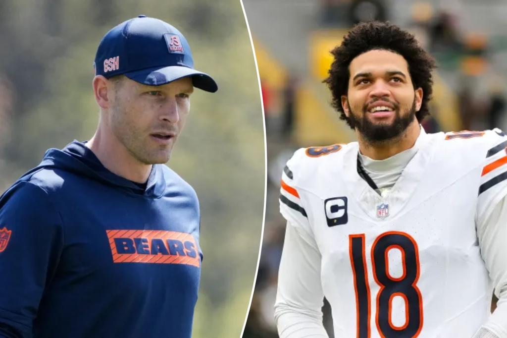 Bears coach Ben Johnson responds to report of Caleb Williams' fears
