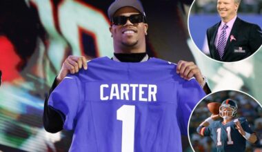 Phil Simms loving Abdul Carter’s embrace of Giants culture as rookie’s number search continues