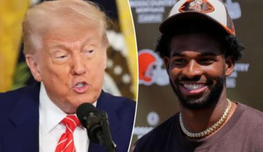 Shedeur Sanders responds to Trump ripping NFL teams during draft