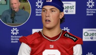 Chris Simms 'would not be shocked' if Jaxson Dart is Giants' Week 1 starter