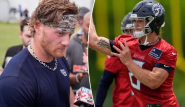 Titans' Will Levis says his situation 'sucks' after Cam Ward pick